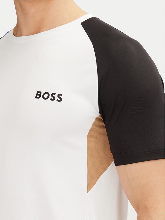 Облегающая футболка 50539114 Boss, белый — фото 4