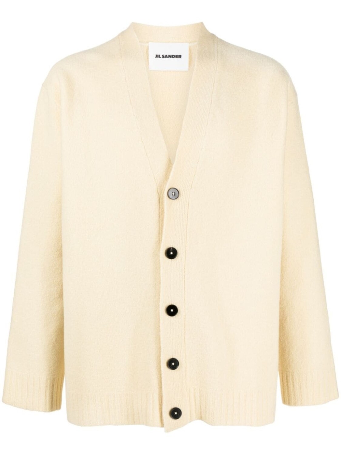 

Jil Sander шерстяной кардиган с V-образным вырезом, желтый