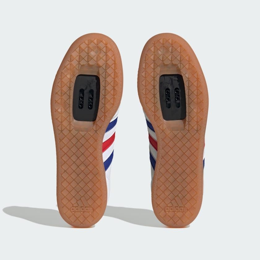 Кроссовки adidas Velosamba 2 для взрослых унисекс, белый/синий/алый — фото 2