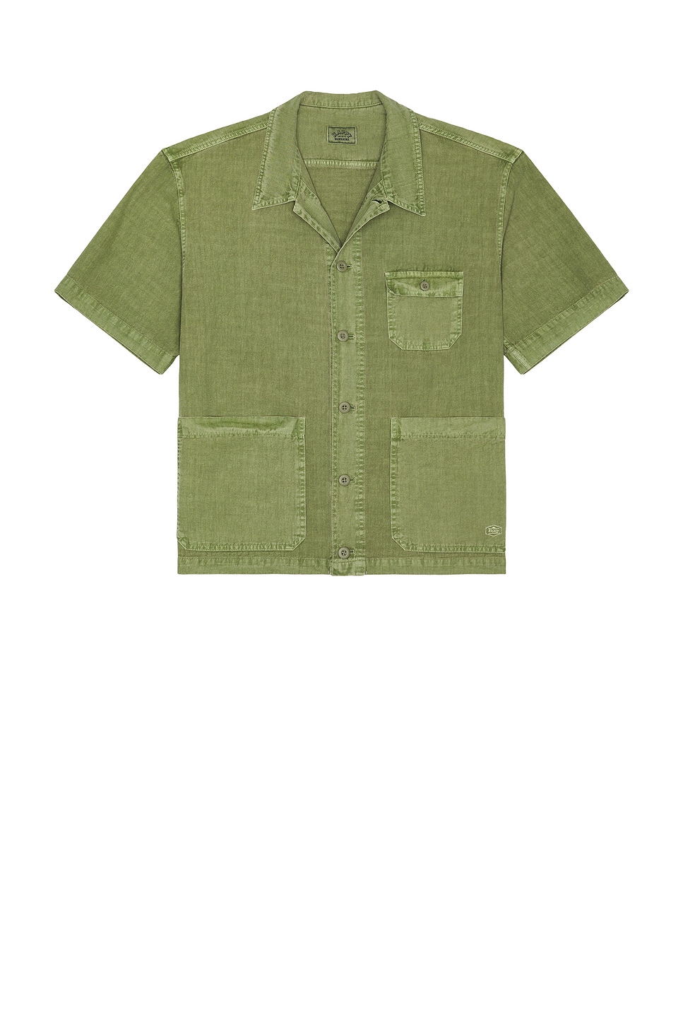 

Рубашка с пигментом Kappy Design, moss green