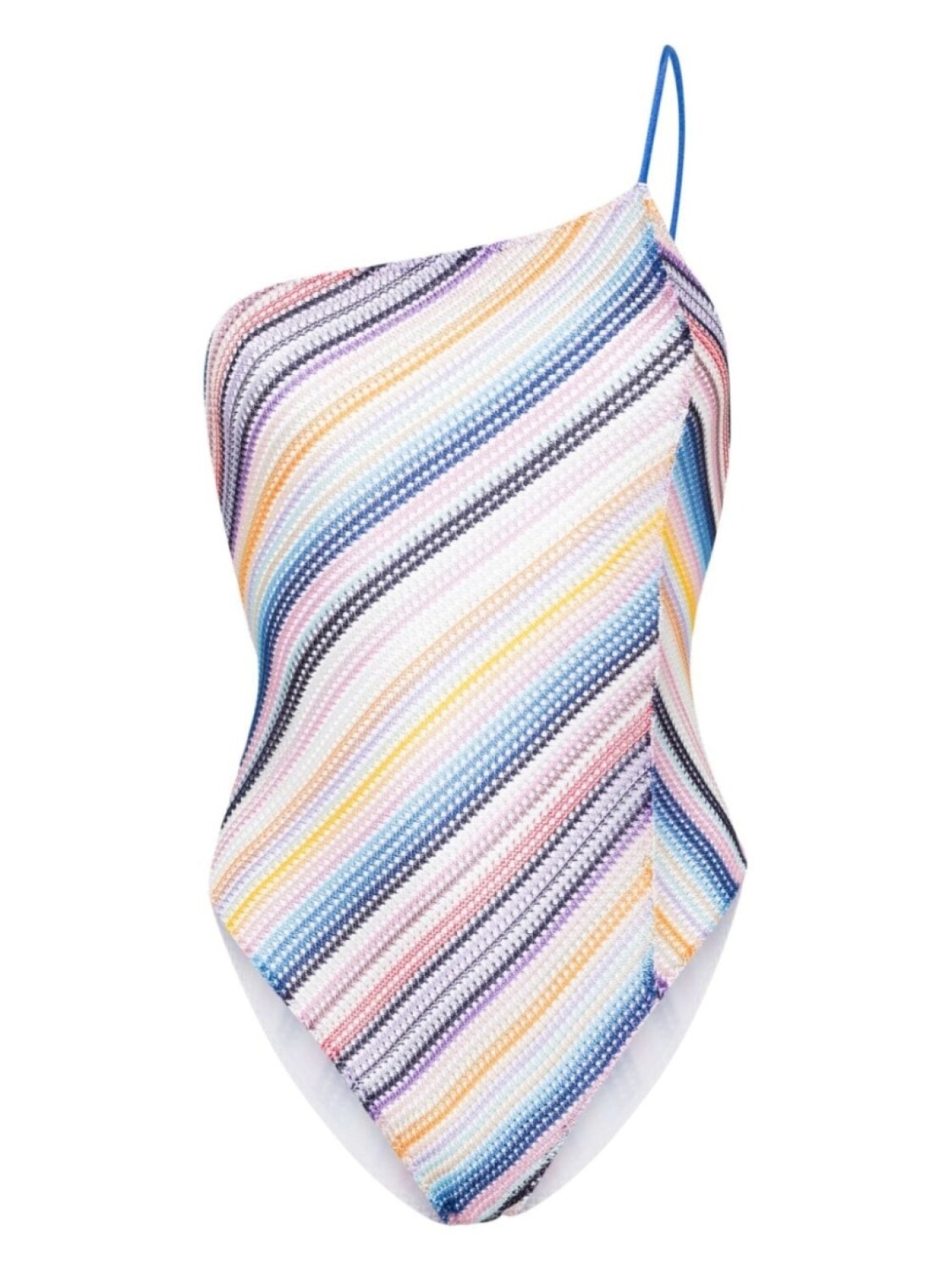 

Missoni полосатый купальник рыхлой вязки, розовый