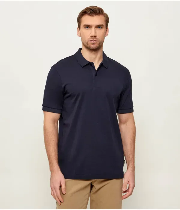 Поло H-Parlay 247 regular fit Boss, темно-синий