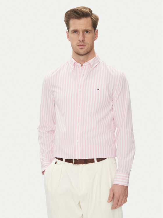 

Рубашка обычного кроя MW0MW39159 Tommy Hilfiger, розовый
