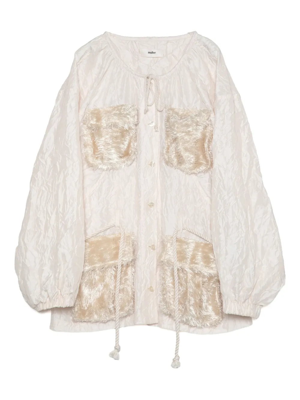 

Фактурная куртка Grass Muller Of Yoshiokubo, нейтральный