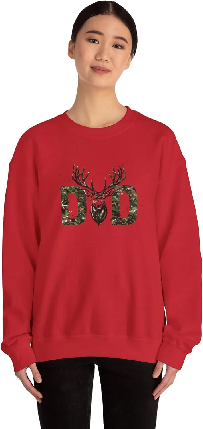 Толстовка Camo Crewneck с принтом оленьих рогов — фото 4