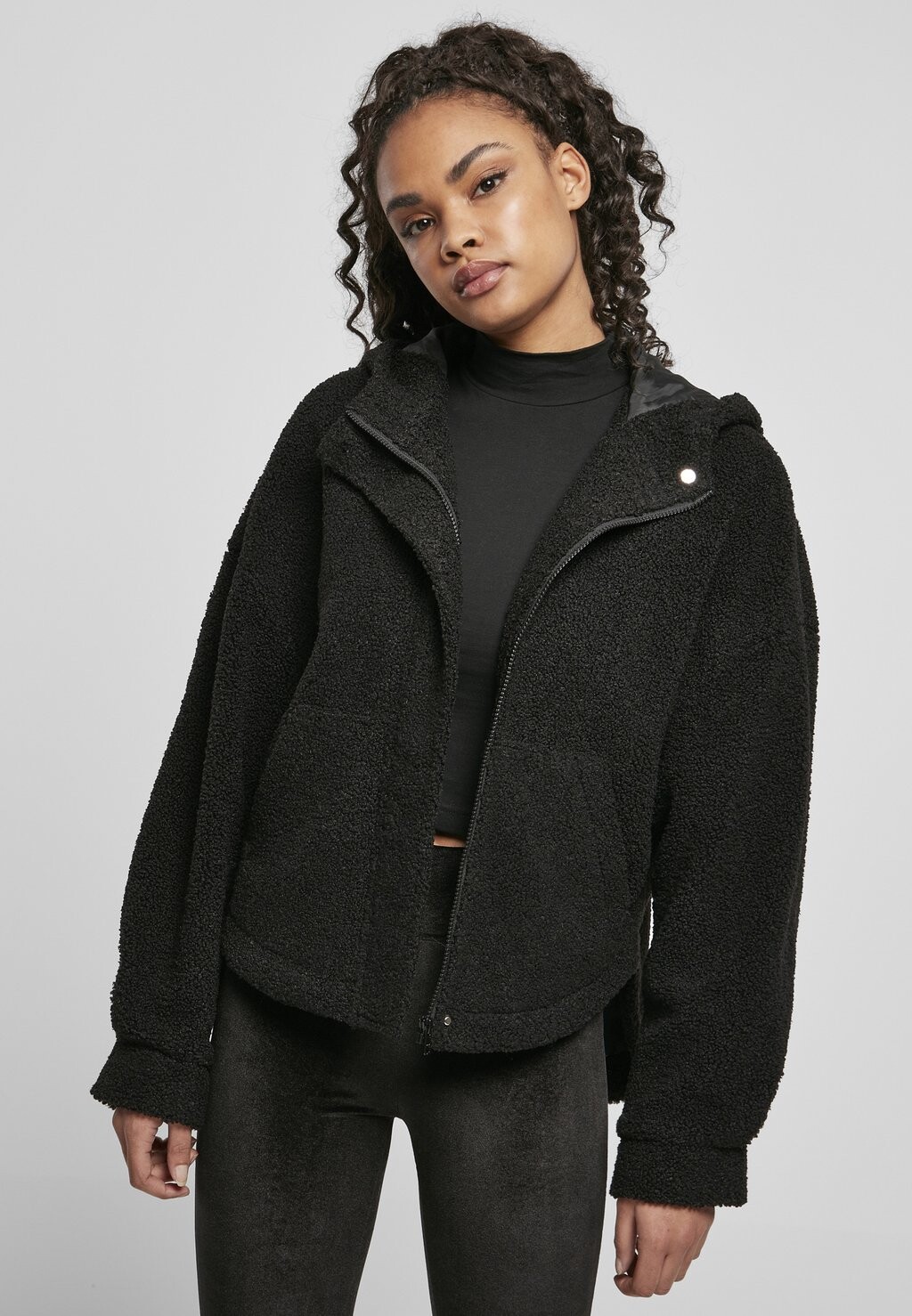 

Куртка для активного отдыха Urban Classics LADIES SHORT SHERPA JACKET, цвет Black, Черный, Куртка для активного отдыха Urban Classics LADIES SHORT SHERPA JACKET, цвет Black