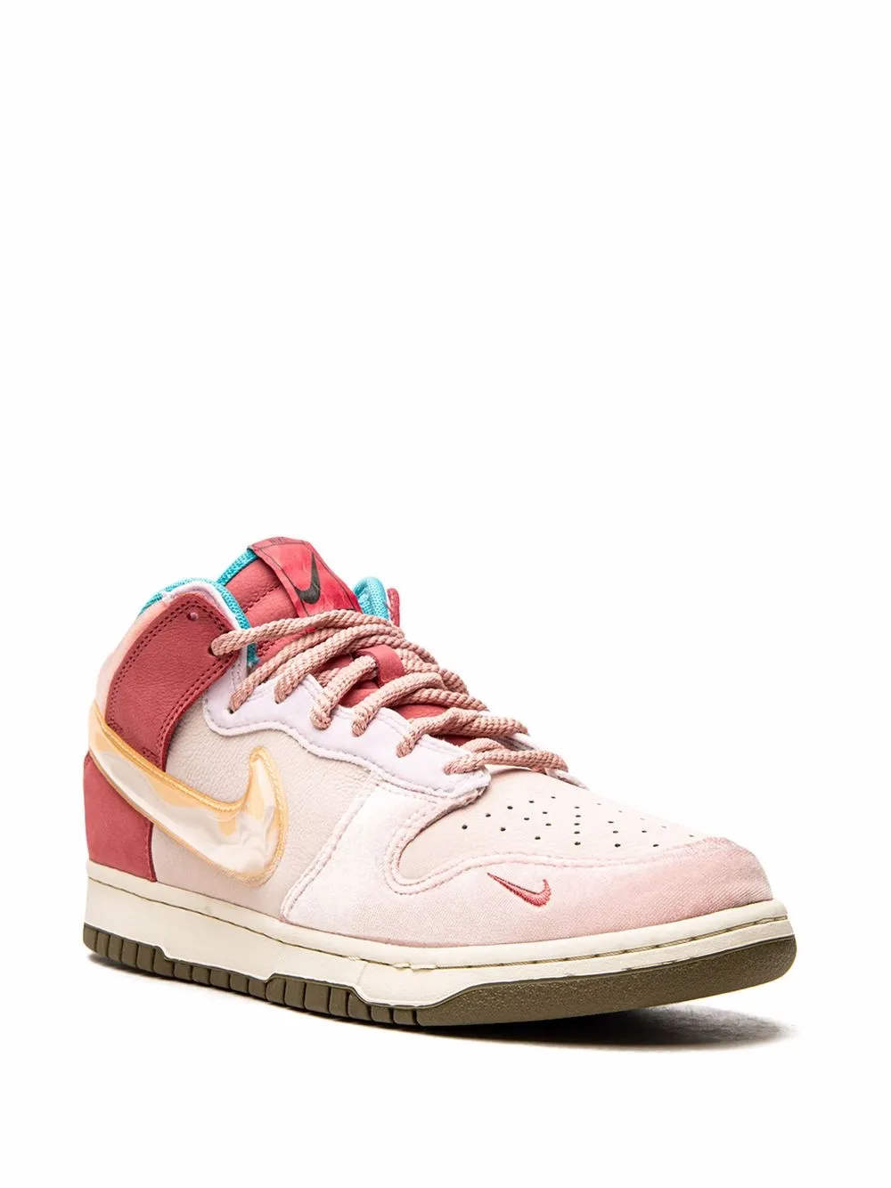 Кроссовки Dunk Mid из коллаборации с Social Status Nike, розовый — фото 2