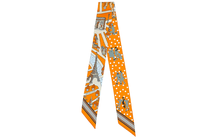 

Шёлковый платок Женский Оранжевый HERMES