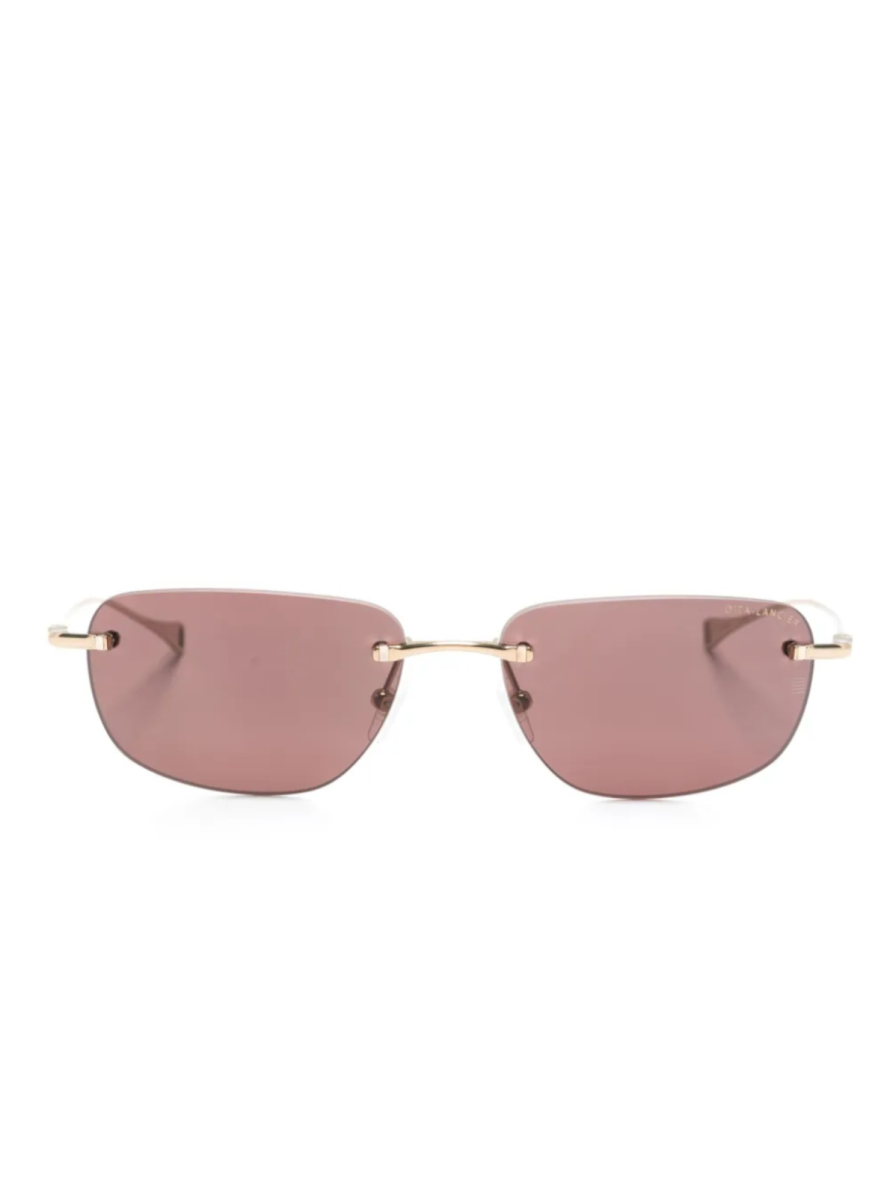 

Dita Eyewear солнцезащитные очки DLS-120 в прямоугольной оправе, золотой
