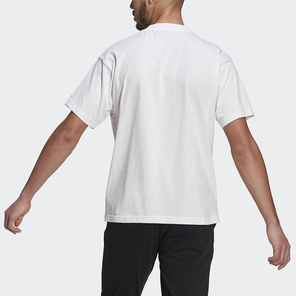 Футболка U Favs Q1 мужская белая Adidas Originals, белый — фото 3