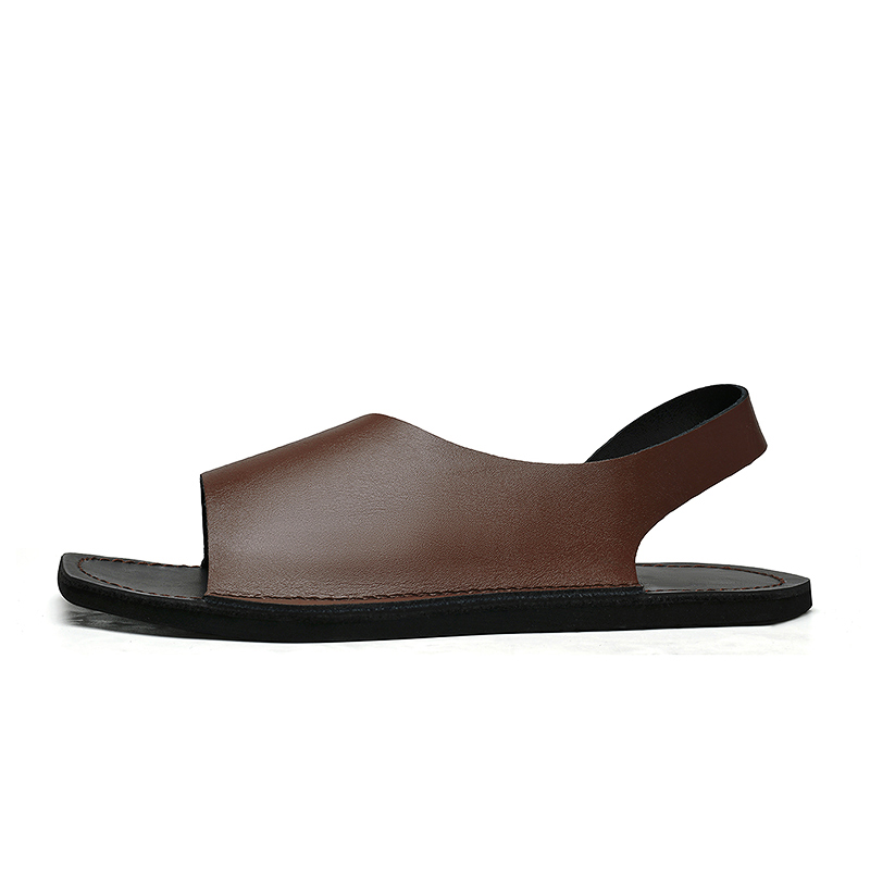 

BOLE Мужские сандалии с одной застежкой коричневые, цвет Brown