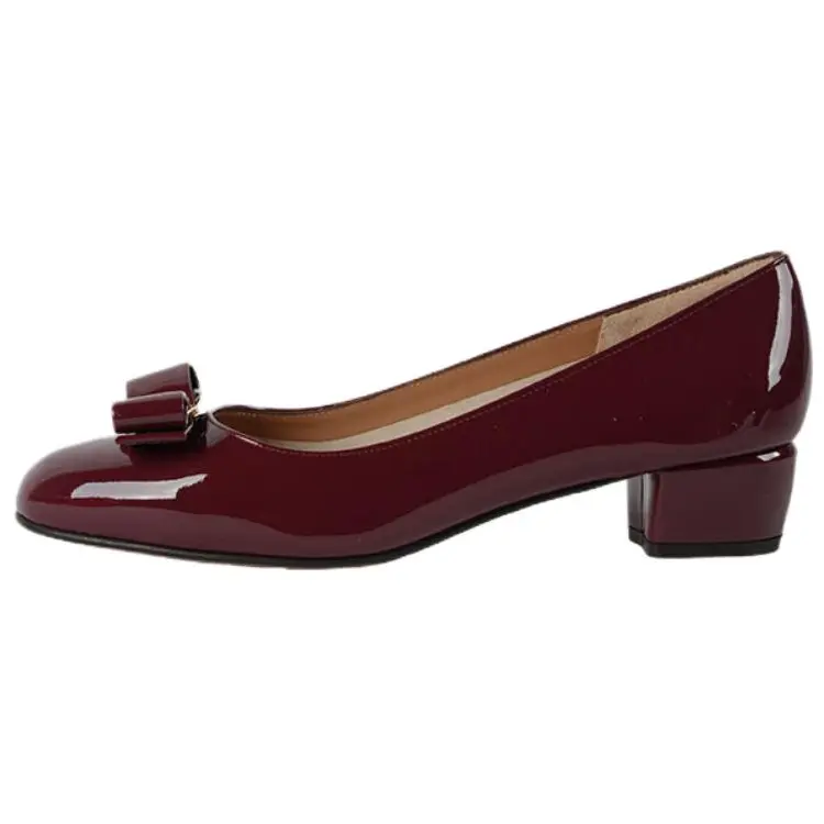 Ferragamo Туфли на высоком каблуке женские бордовые