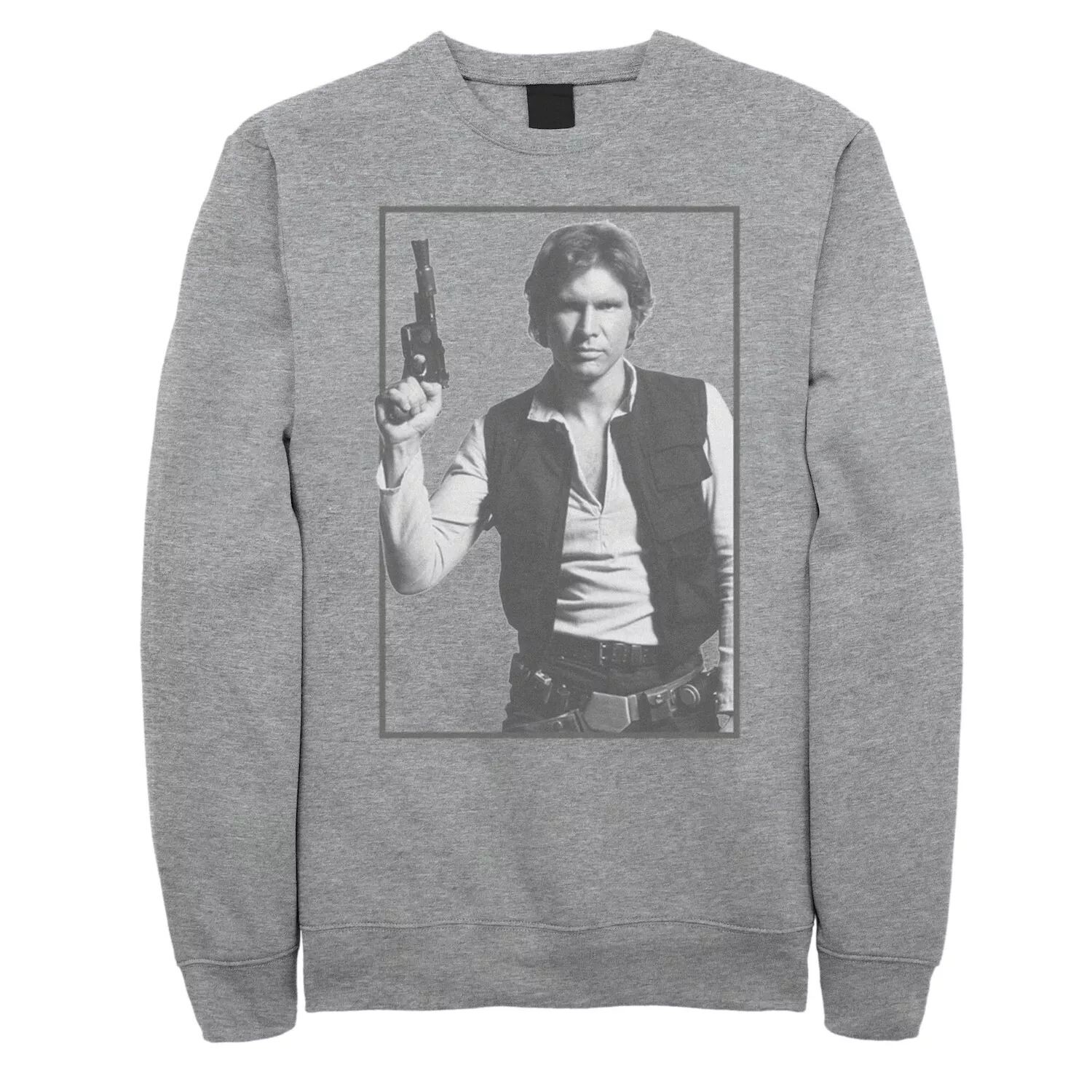 

Мужская черно-белая толстовка с плакатом Han Solo Star Wars, Черный, Мужская черно-белая толстовка с плакатом Han Solo Star Wars