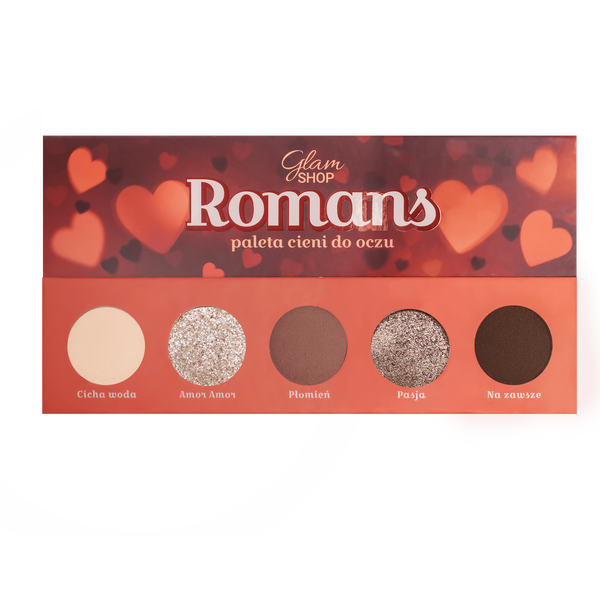 

Палитра теней для век Romance, 7,2 г Glam Shop Walentynki