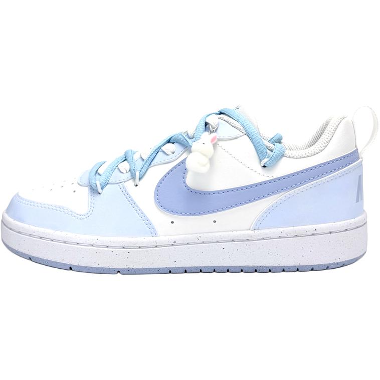 

Детские нескользящие низкие кроссовки для скейтбординга Court Borough Nike, синий