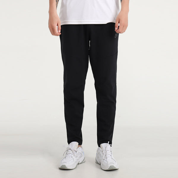 Брюки sportswear logo casual knit drawstring sports long pants black Nike, черный — фото 3