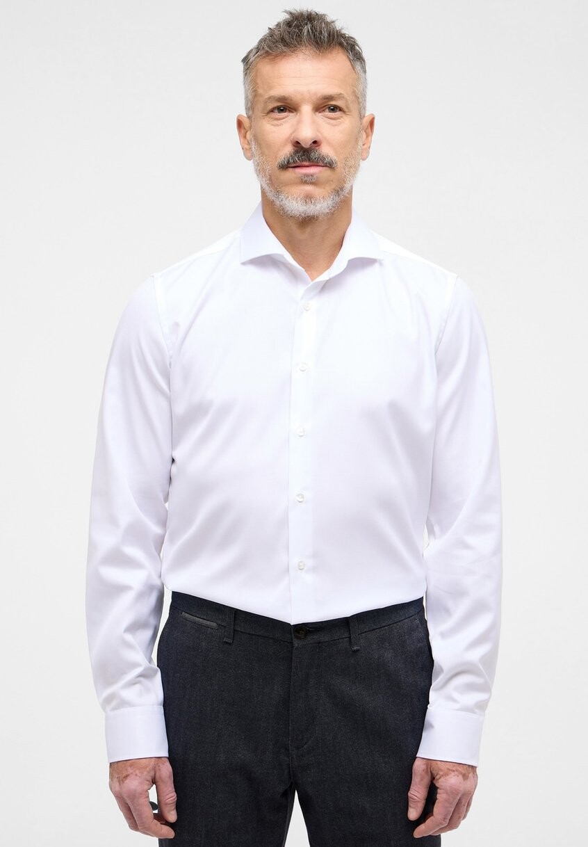

Официальная рубашка COVER SHIRT SLIM FIT Eterna, белый