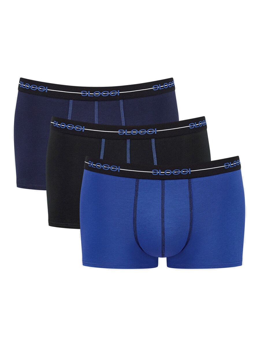 

Трусы SLOGGI Boxer shorts Start, цвет blue/dark blue/black