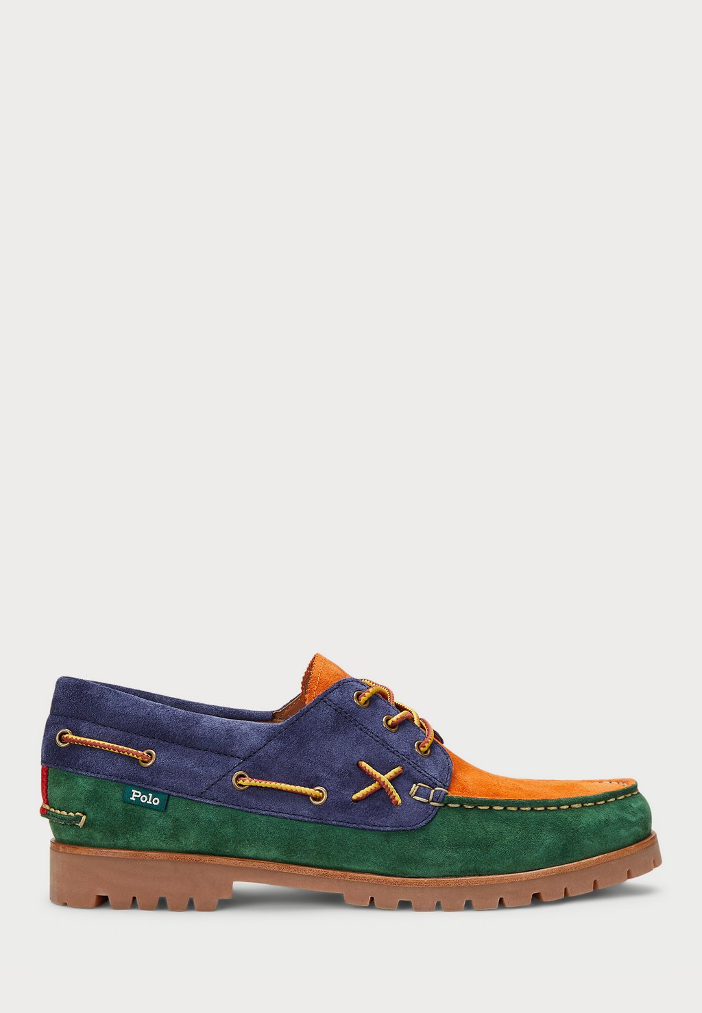 

Туфли-лодочки RANGER COLOR-BLOCKED SUEDE BOAT SHOE Polo Ralph Lauren, мультиколор