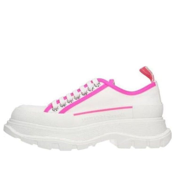 Кроссовки tread slick lace up 'white neon pink' Alexander Mcqueen, белый