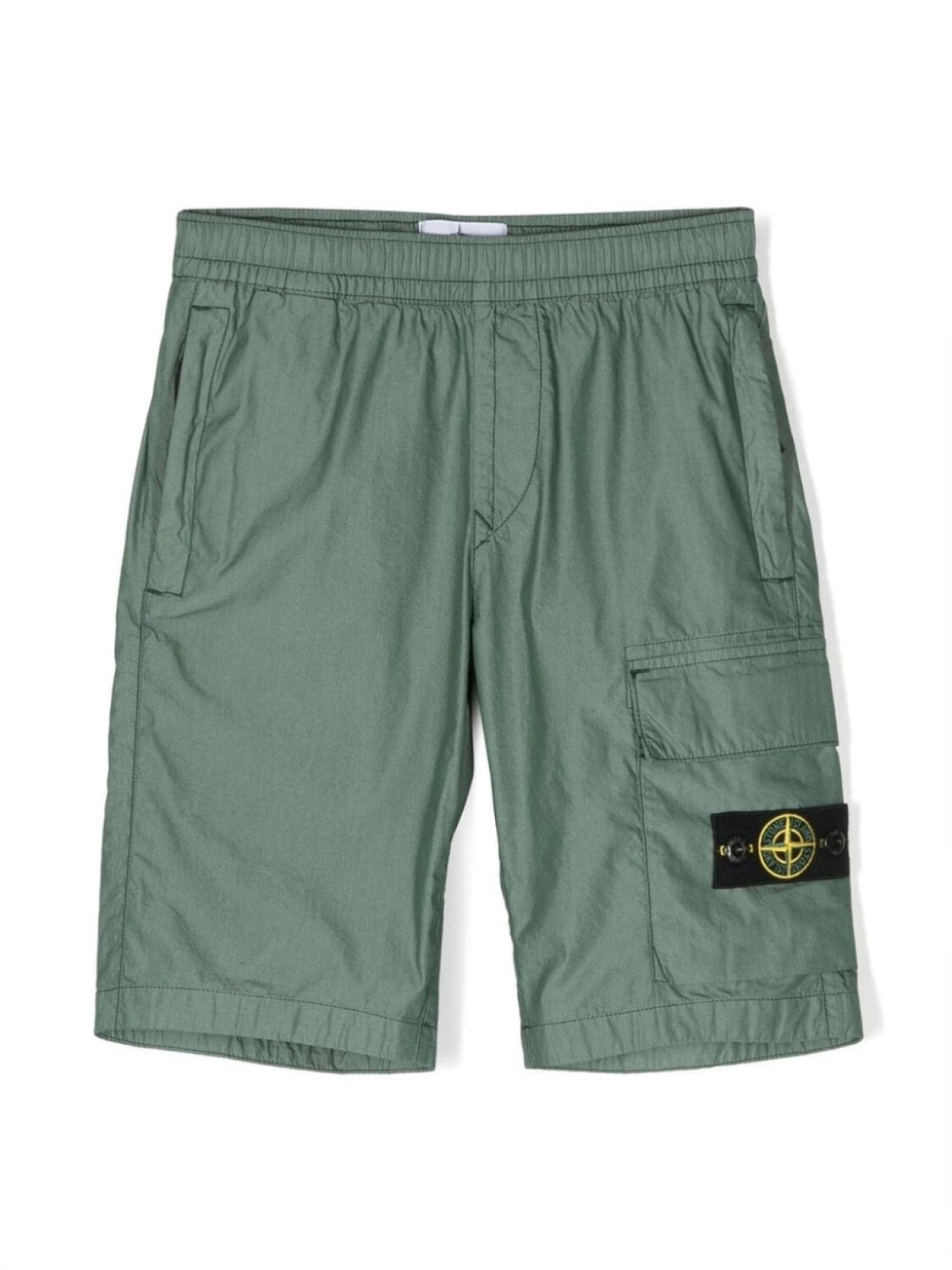 

Stone Island Junior шорты с нашивкой-логотипом, зеленый