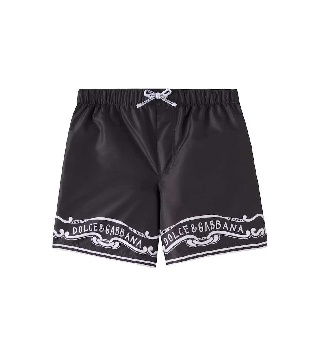 

Печатные плавки для плавания Dolce&Gabbana Kids, Bandana Bca Fdo.Nero