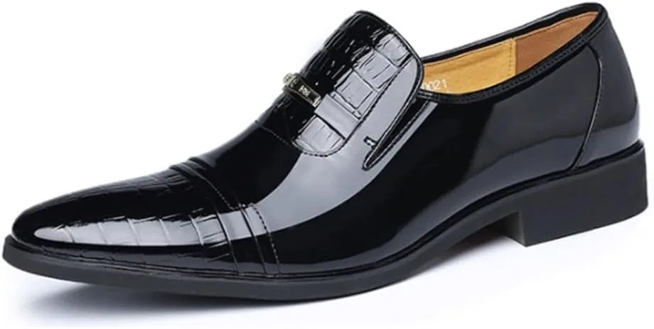 Лоферы мужские Slip-on Oxford Shoes Black UOPYNE — фото 3