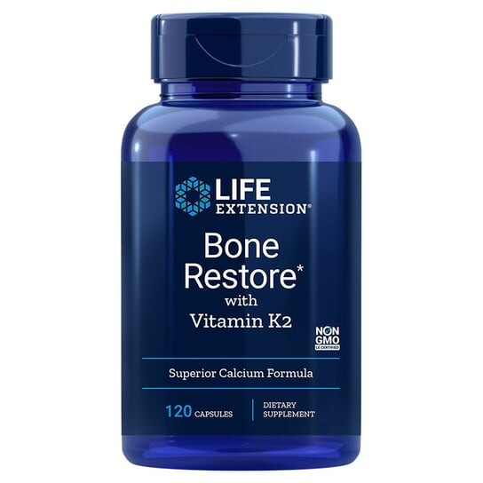 

Life Extension, реконструкция костей с витамином К2, 120 капсул