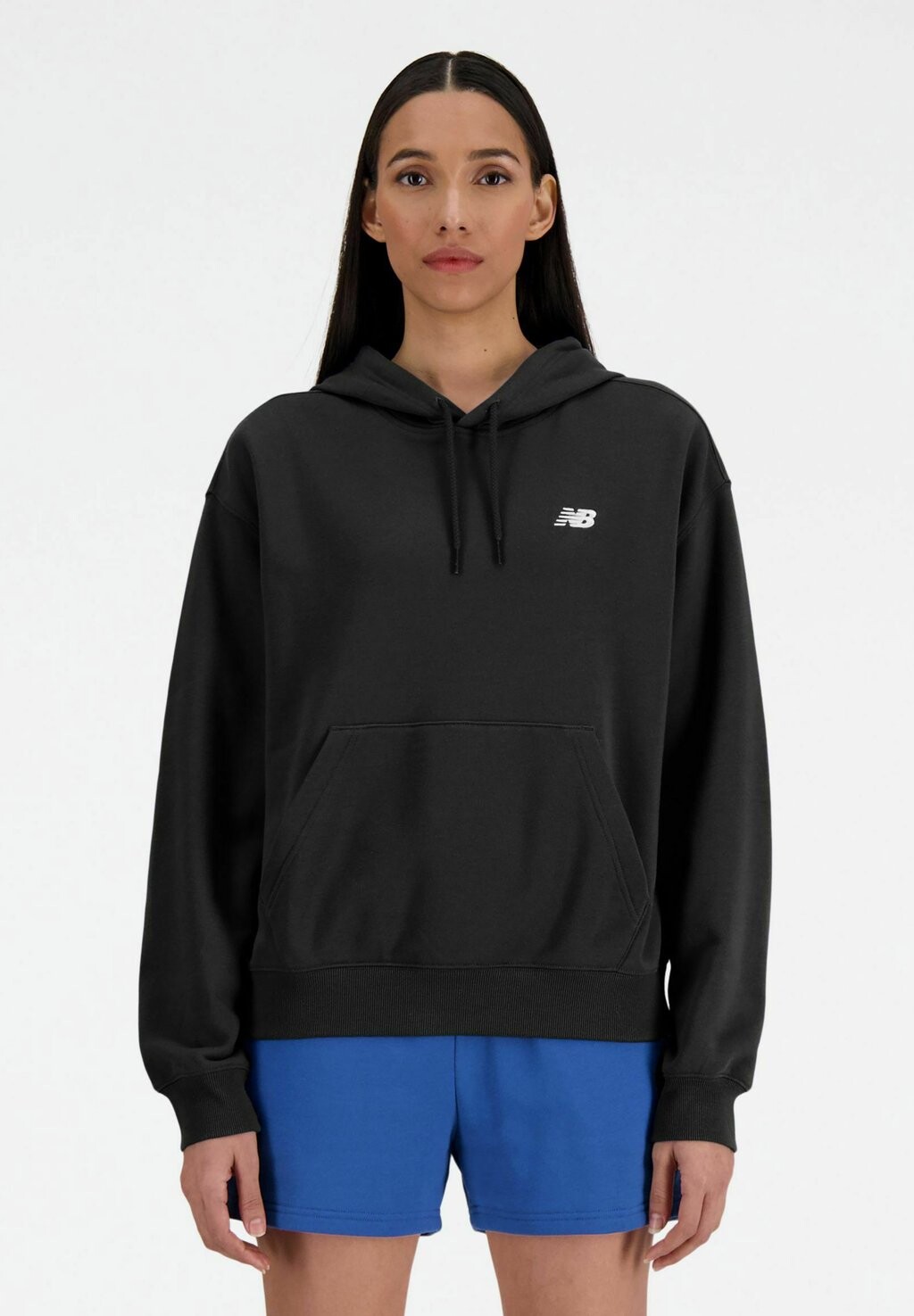 

Свитер с капюшоном New Balance, цвет Black