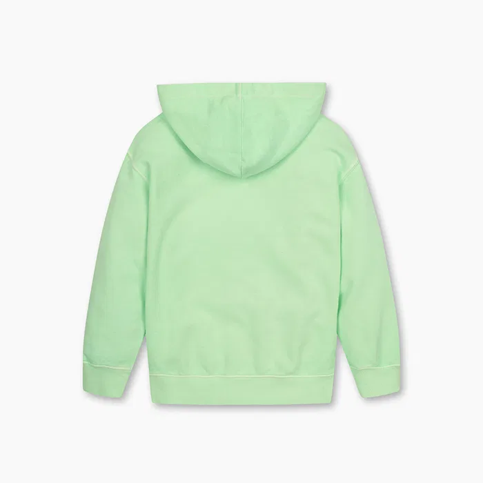 Детский худи Pigment зелёного цвета от Benetton Kids — фото 2