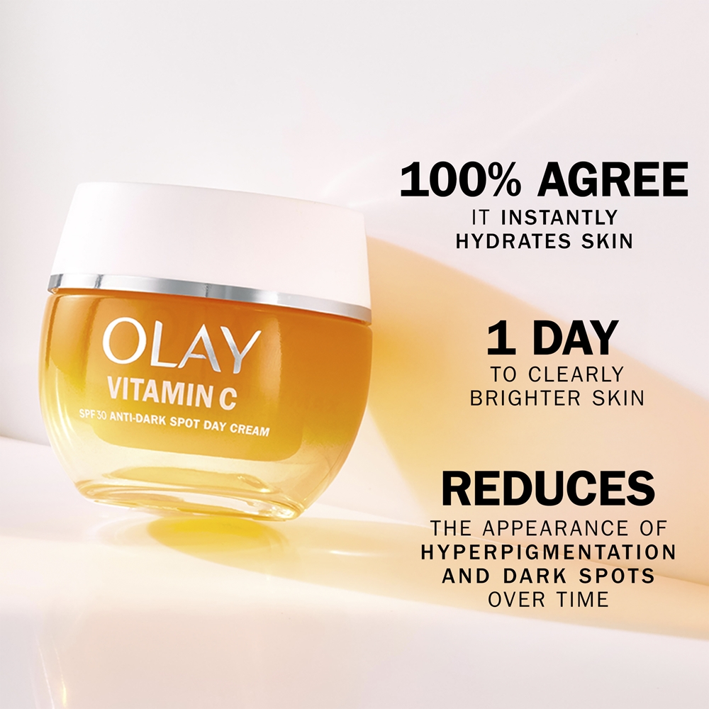Крем для лица SPF OLAY Витамин С + AHA дневной гель- увлажняющий гель — фото 2