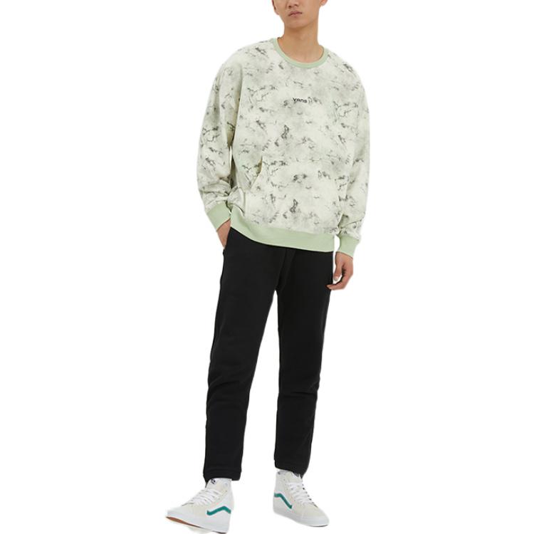 Толстовка Vans Tie Dye Loose Round Neck Pullover Couple Style Green VN0A5H8UYAN — фото 3