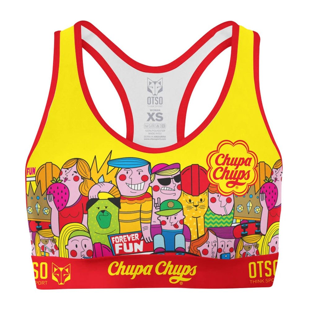 

Спортивный топ Otso Chupa Chups Forever Fun, желтый