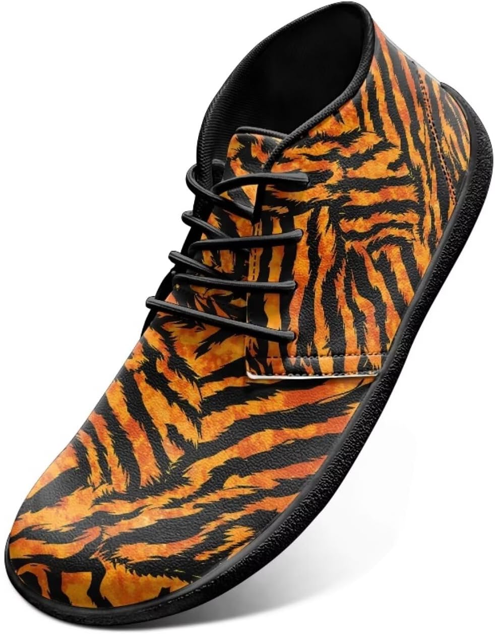 

Мужские минималистичные кроссовки Jeiento с животным принтом, широким носком и эффектом босоножки, кроссовки с нулевым перепадом, оранжевый