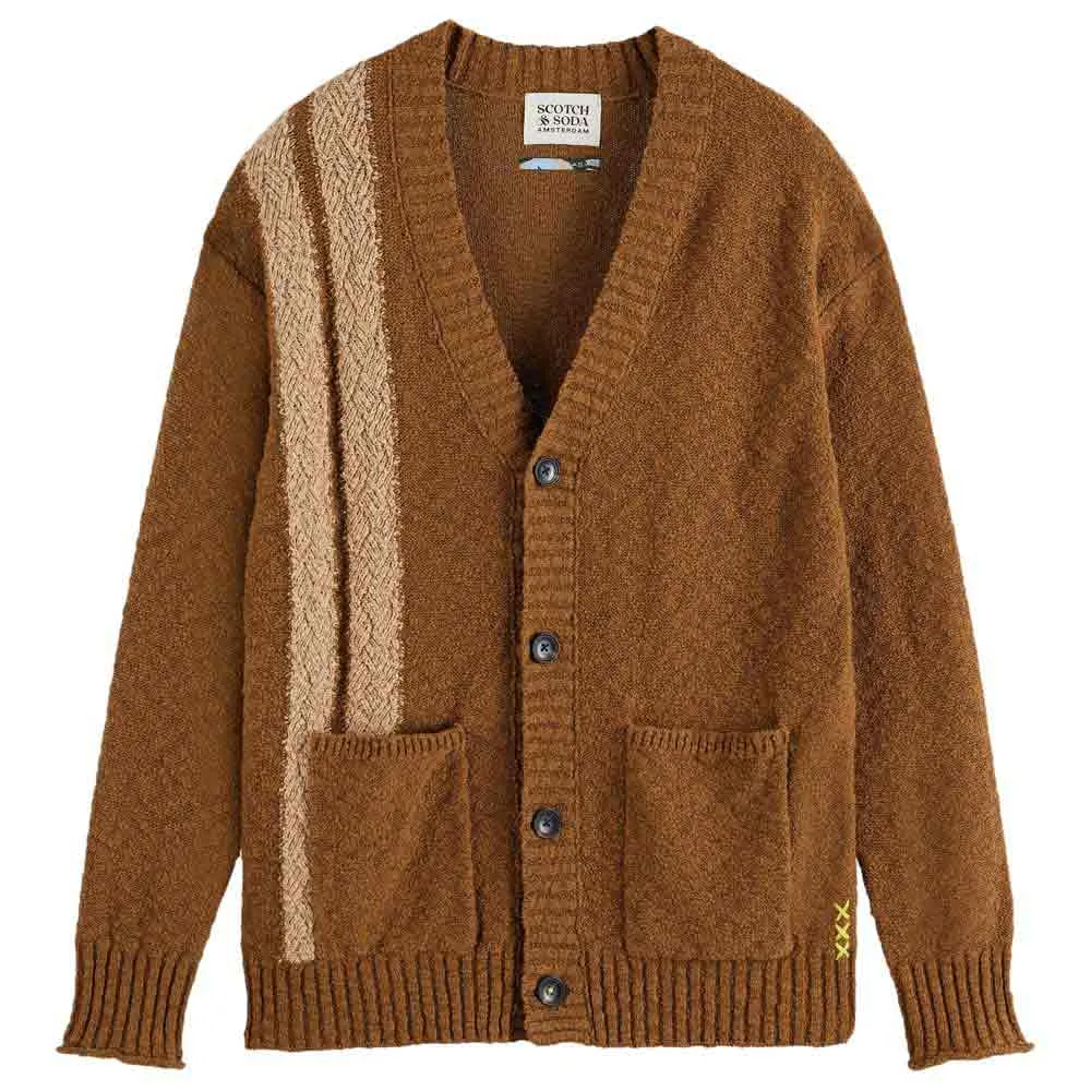 

Кардиган Scotch & Soda 179911, коричневый