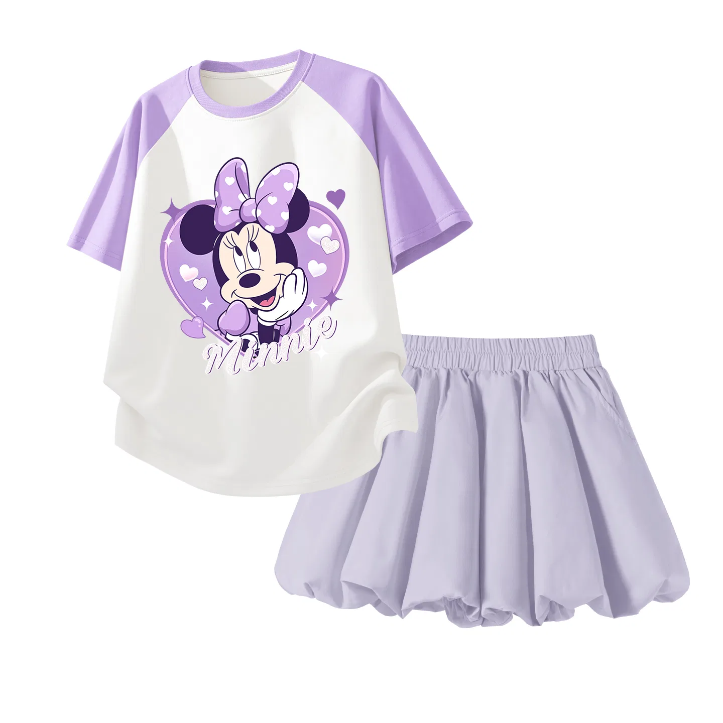 Спортивный костюм Disney Casual Sportswear 2 Piece Set для детей, фиолетовый