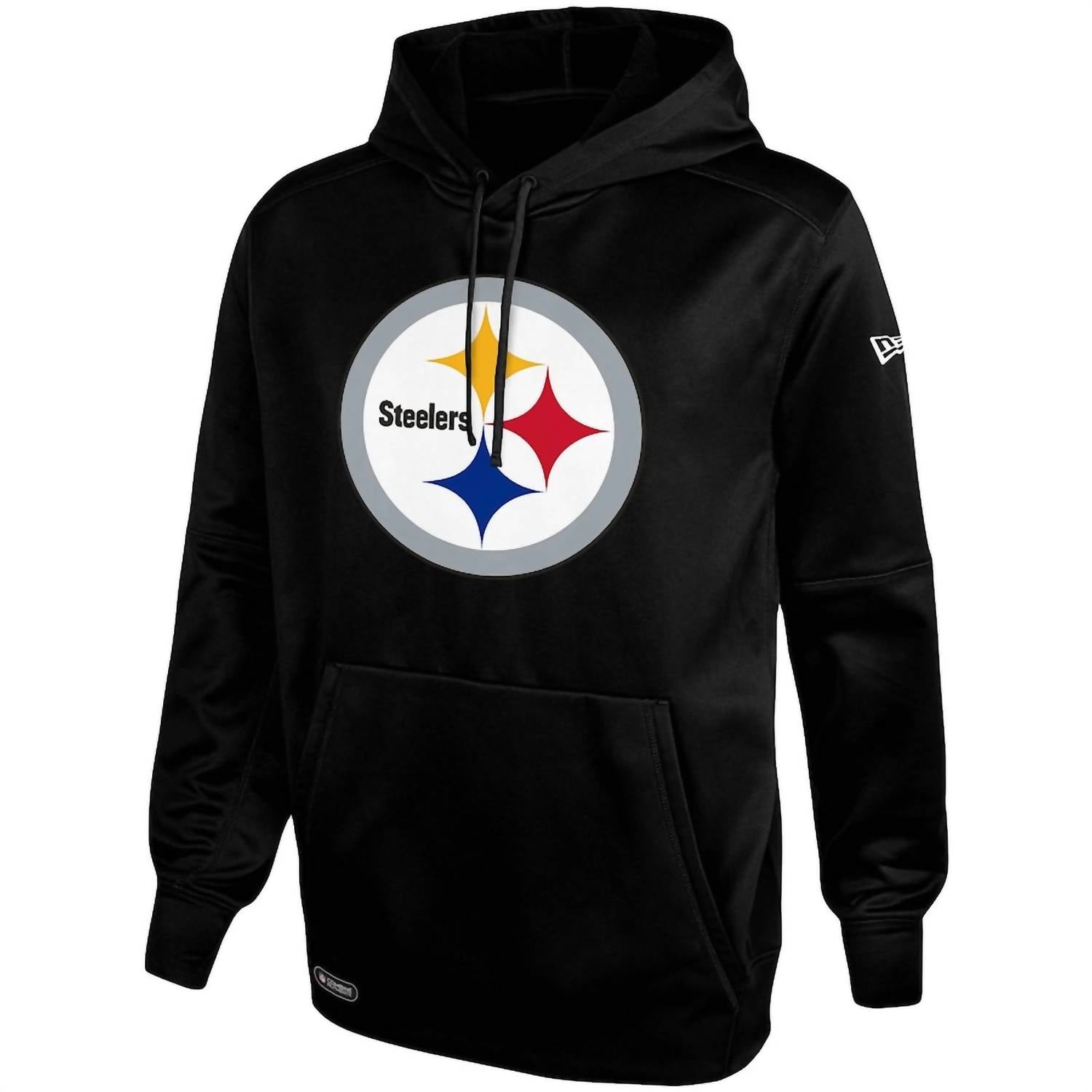 

Мужская толстовка с капюшоном Pittsburgh Steelers Combine Authentic Stadium в черном цвете New Era