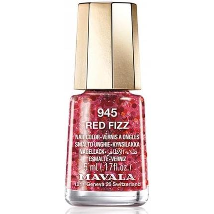

Fizzy Holiday 2023 Дышащий мини-лак для ногтей Red Fizz 5 мл Mavala