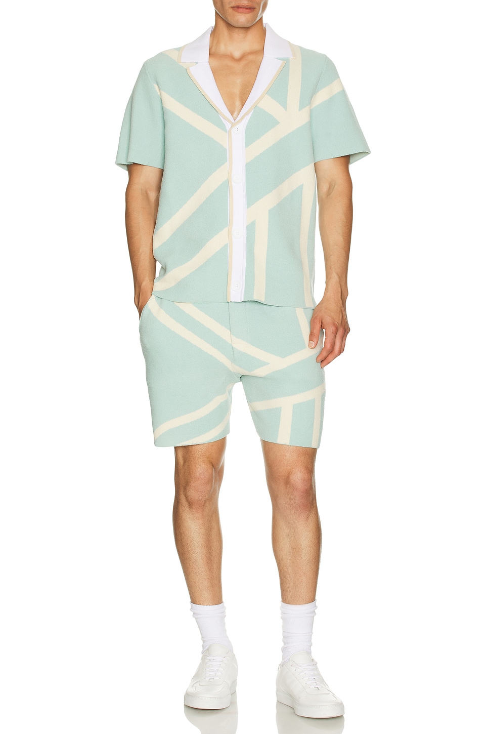 

Рубашка Lei Ser.O.Ya, Sea Glass & Pale Yellow