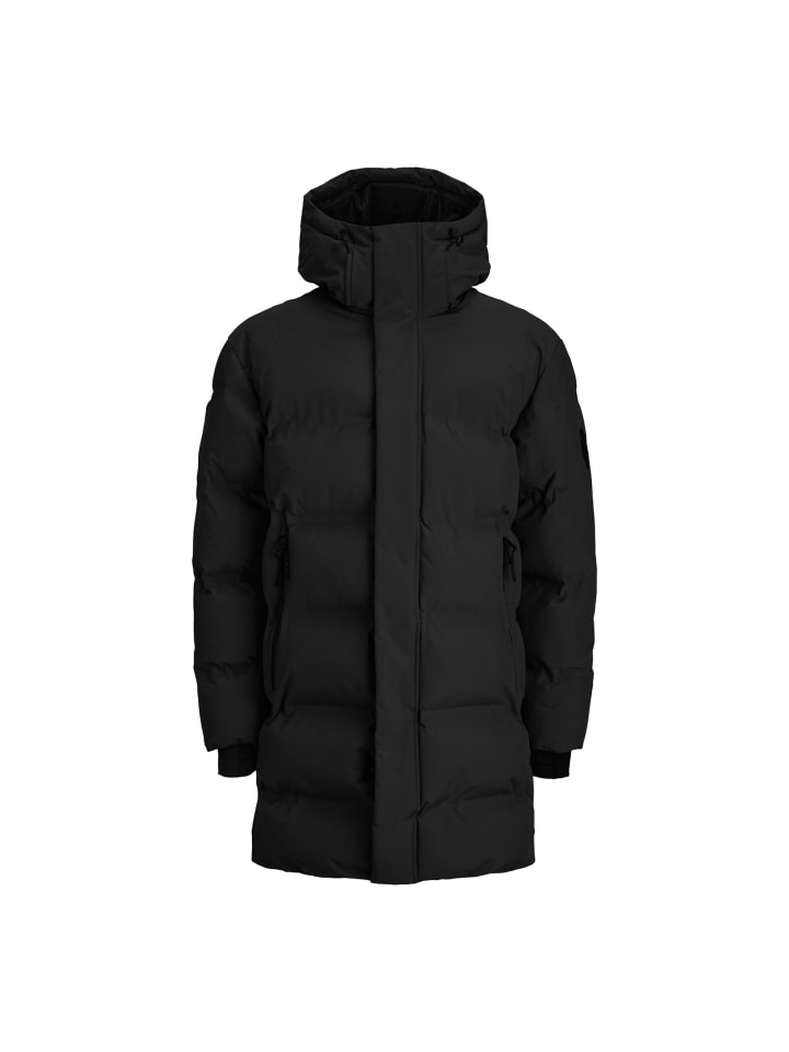 

Длинная стеганая куртка JCOFUSION черного цвета Jack and Jones