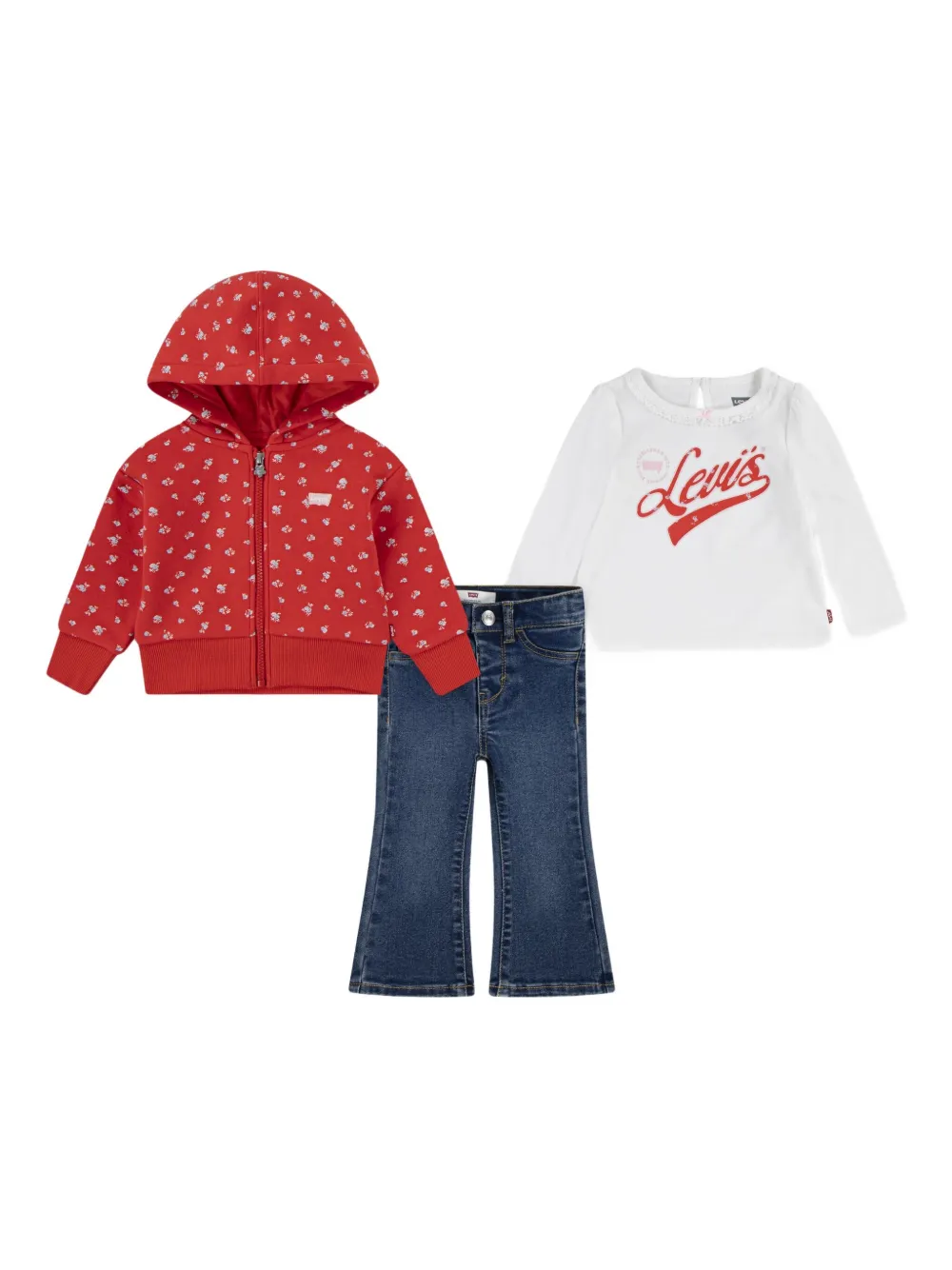 

Комплект из топа и брюк с логотипом Levi'S Kids, синий