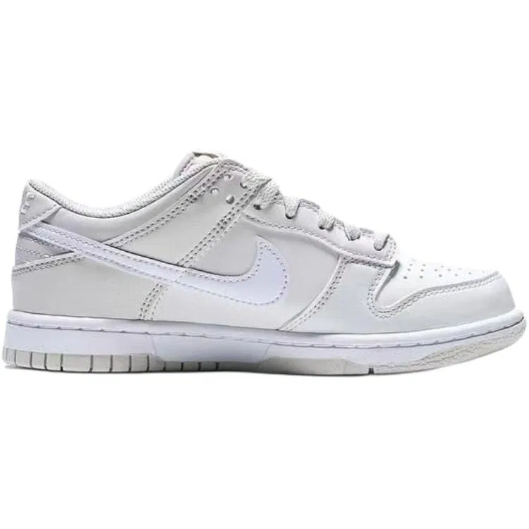 Детские скейтбордические кроссовки Dunk Nike, White Gray — фото 3