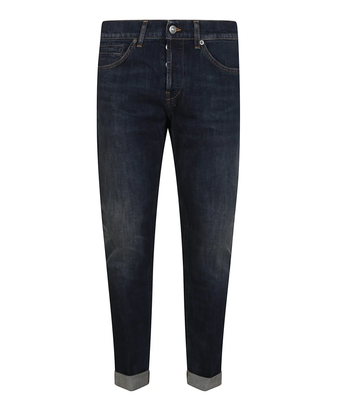 

Синие узкие брюки осень-зима 2025 Dondup, синий