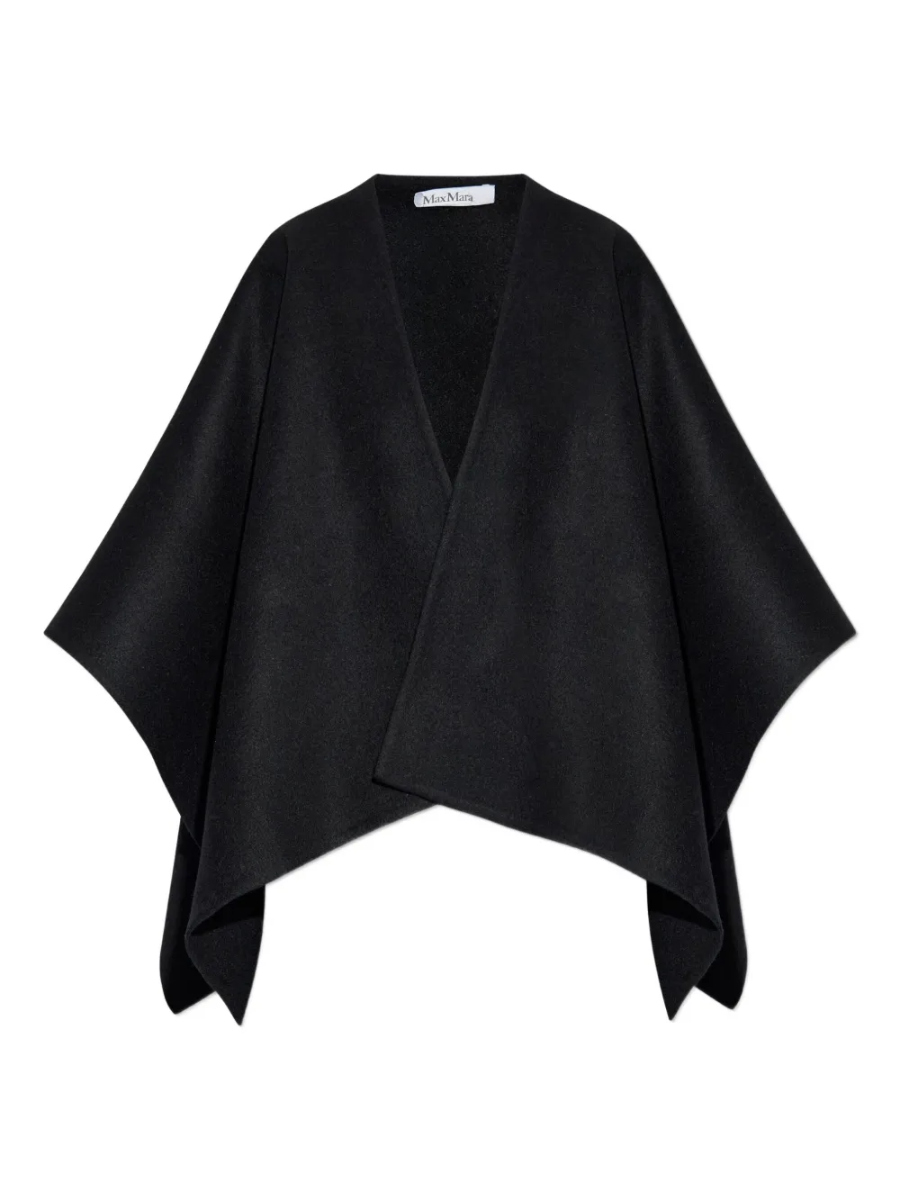 

Кейп Serra с драпировкой MAX MARA, черный