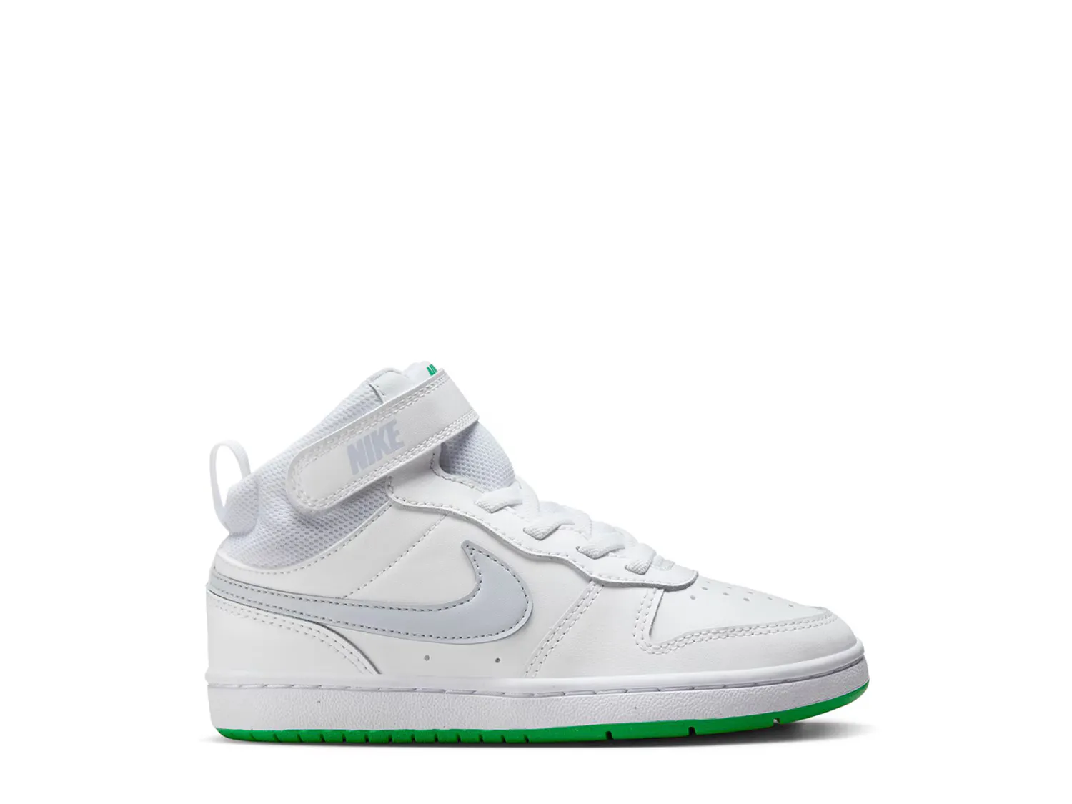 

Кроссовки Court Borough Mid 2 Sneaker Nike, белый/зеленый