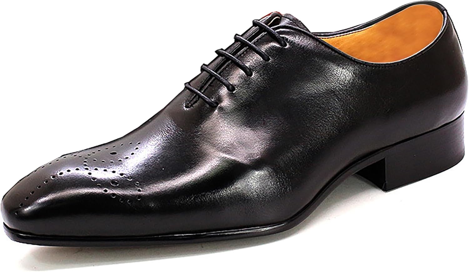 

Мужские оксфорды Santimon, официальная обувь из натуральной кожи, ручной работы, дерби, повседневные броги, оксфорды, смокинговая модная обувь для прогулок для мужчин, черный