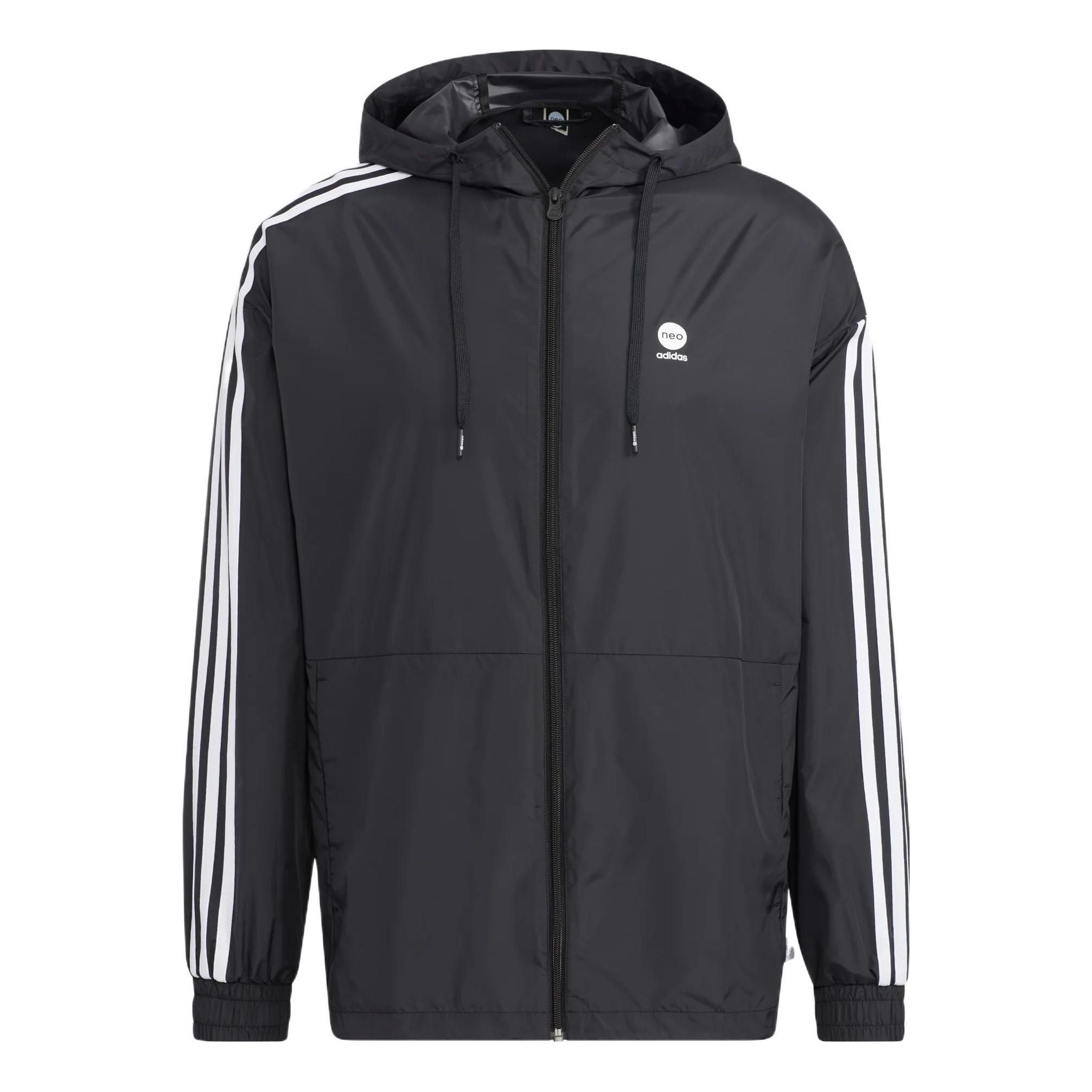 

Куртка adidas neo SS22 U Esnt Wb1 HN8787, черный