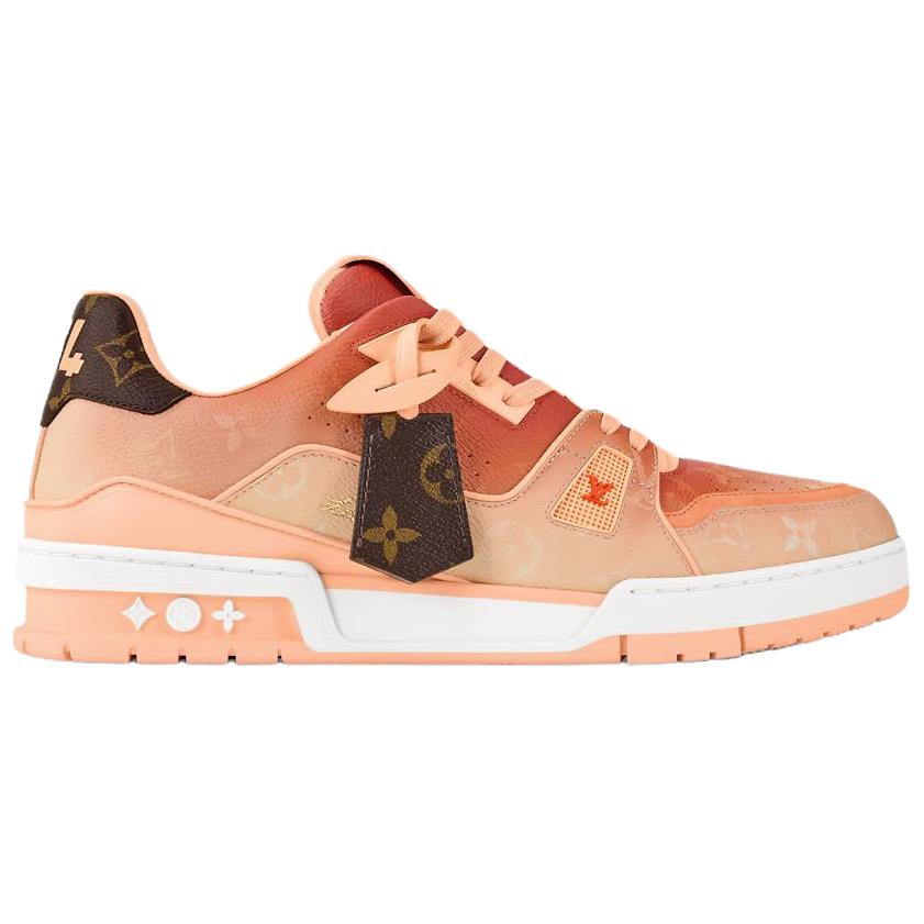 LOUIS VUITTON Кроссовки низкие Skateboard Shoes мужские Orange — фото 3