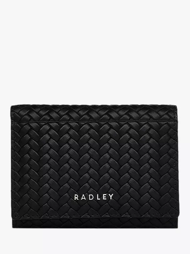 

Портмоне Radley Westwell Lane Leather Weave Small Flapover, черный