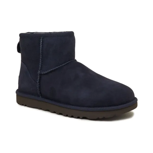 Ботинки зимние UGG Classic Mini II с добавлением шерсти, синий